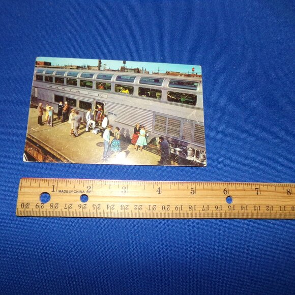 Vintage Original Postcard - Santa Fe El Capitan Train Car - Picture 4 of 4